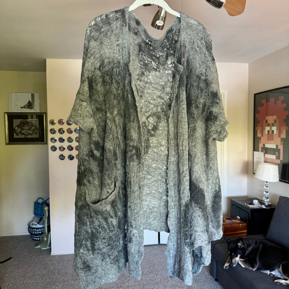Dressed to Kill woven open front tunic - Picture 3 of 6